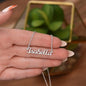 Cursive Name - Personalized Name Necklace - vo•hn