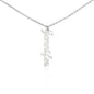 Multi Name Vertical - Personalized Name Necklace - 1 Name / Polished Stainless Steel / Standard Box - Jewelry