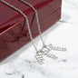 Multi Name Vertical - Personalized Name Necklace - 3 Names / Polished Stainless Steel / Luxury Box - Jewelry