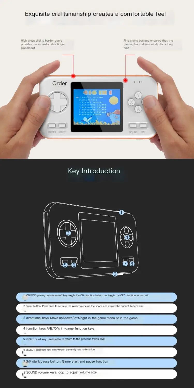 WANLE Colour Screen Game Console