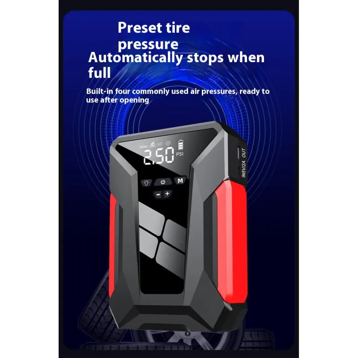 AutoMate 8-in-1 Car Power Bank 12V Emergency Start Tire Inflatable Machine - J16 Luxury / 39800
