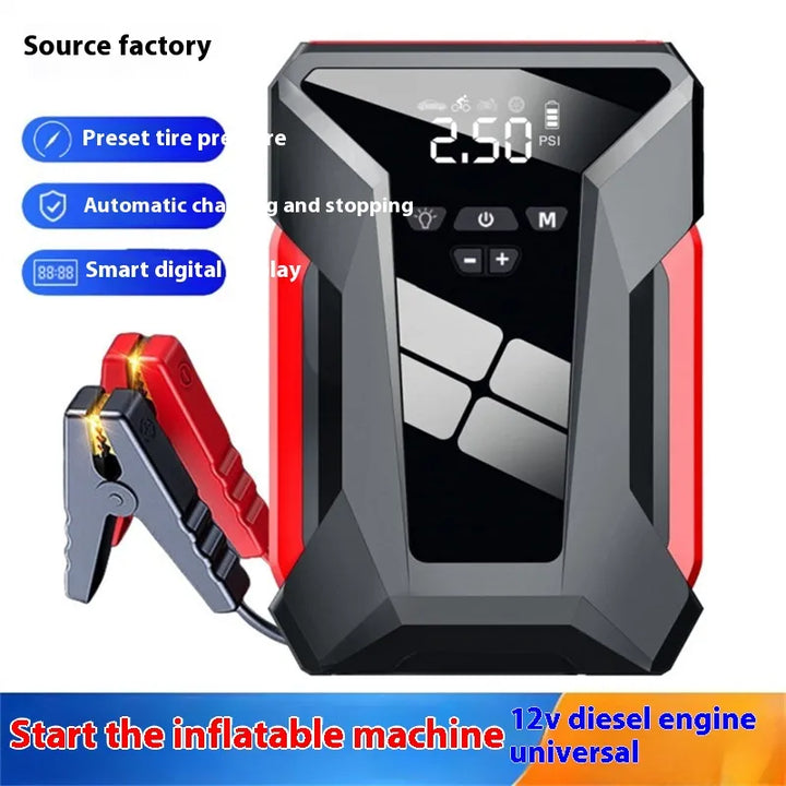 AutoMate 8-in-1 Car Power Bank 12V Emergency Start Tire Inflatable Machine - J16 Luxury / 39800