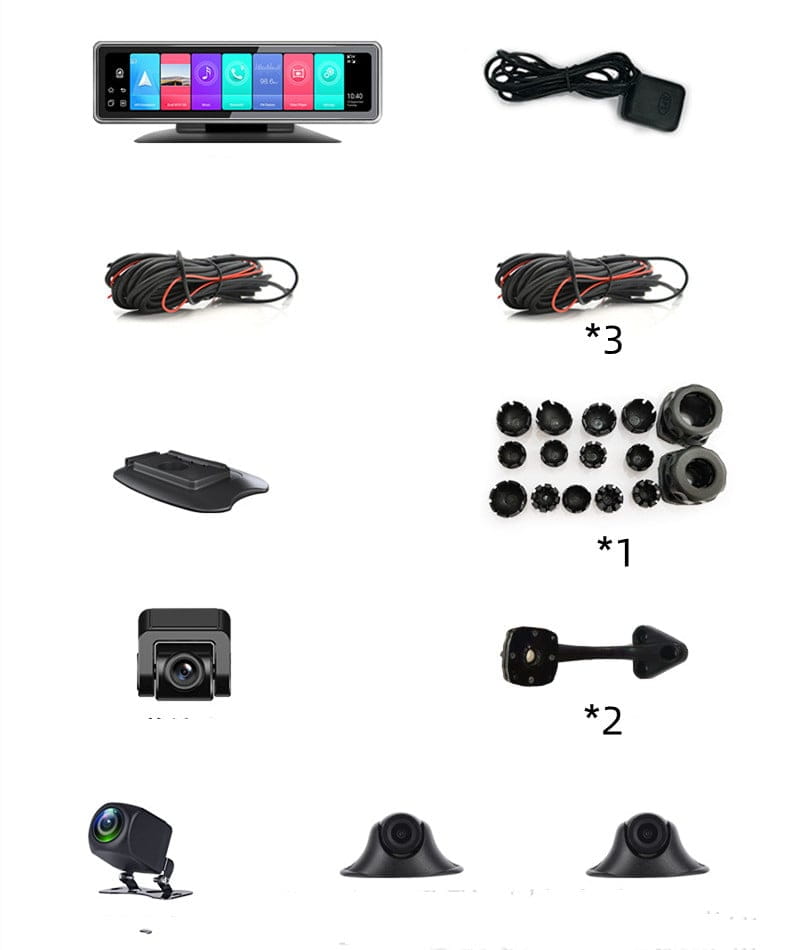 SafeDrive 360° Intelligent Monitor - Dashcam