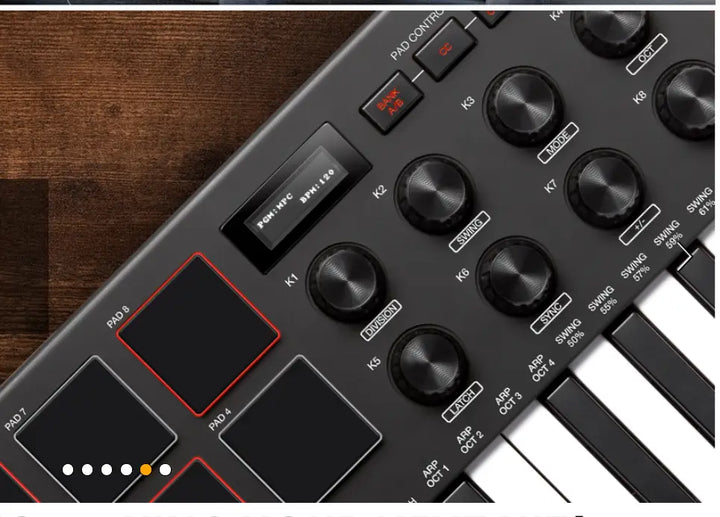 BeatCraft Mini Pro - 25-Key MIDI Powerhouse