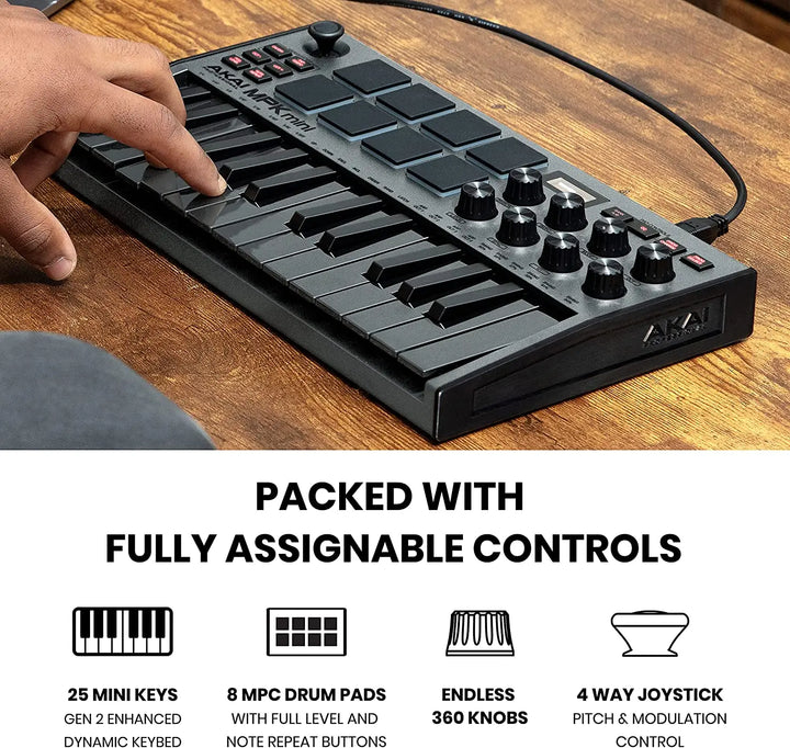 BeatCraft Mini Pro - 25-Key MIDI Powerhouse