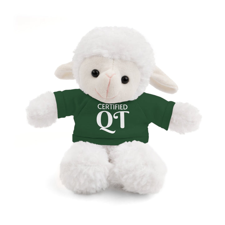 Certified QT Stuffed Animal - Cuddly Plush Bear with Adorable Tee - Accessories