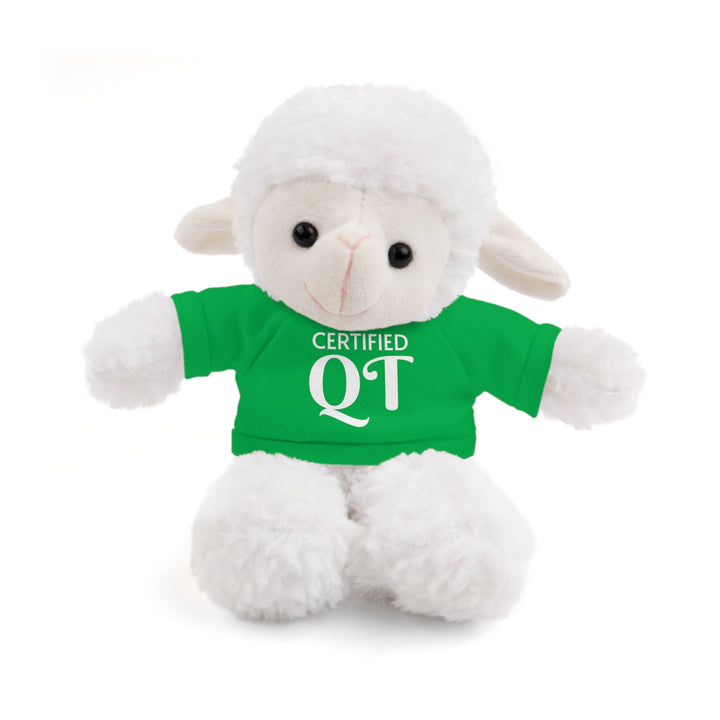 Certified QT Stuffed Animal - Cuddly Plush Bear with Adorable Tee - Accessories