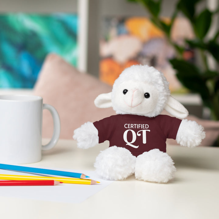 Certified QT Stuffed Animal - Cuddly Plush Bear with Adorable Tee - Accessories