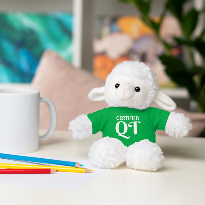 Certified QT Stuffed Animal - Cuddly Plush Bear with Adorable Tee - Accessories