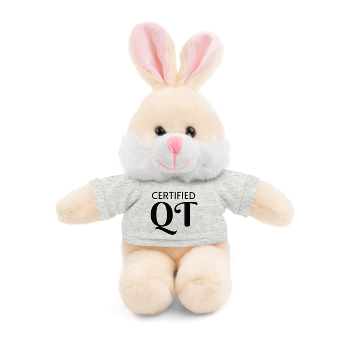 Certified QT Stuffed Animal - Cuddly Plush Bear with Adorable Tee - Accessories