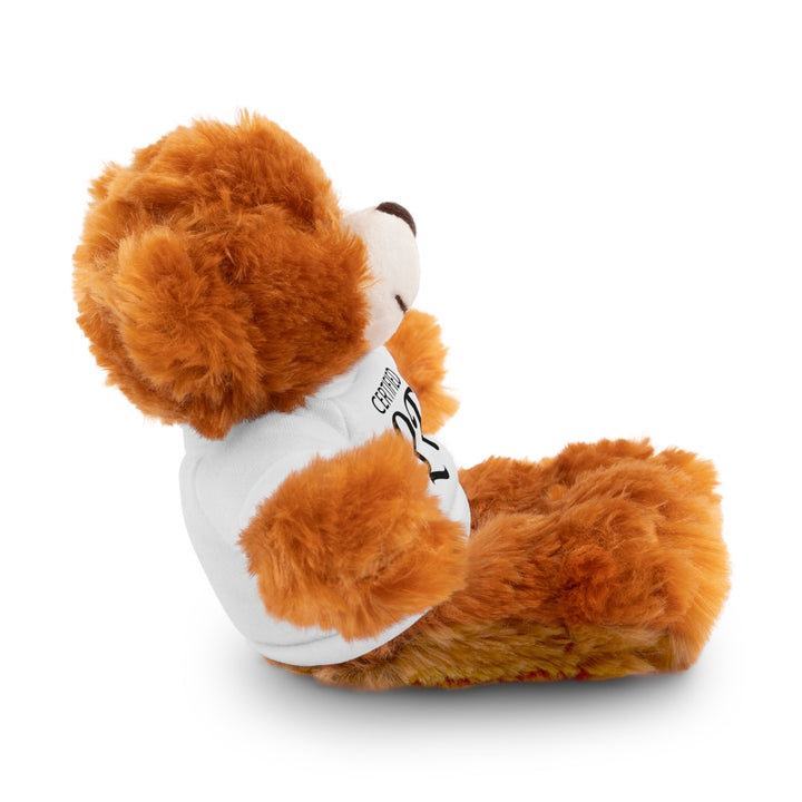 Certified QT Stuffed Animal - Cuddly Plush Bear with Adorable Tee - Accessories