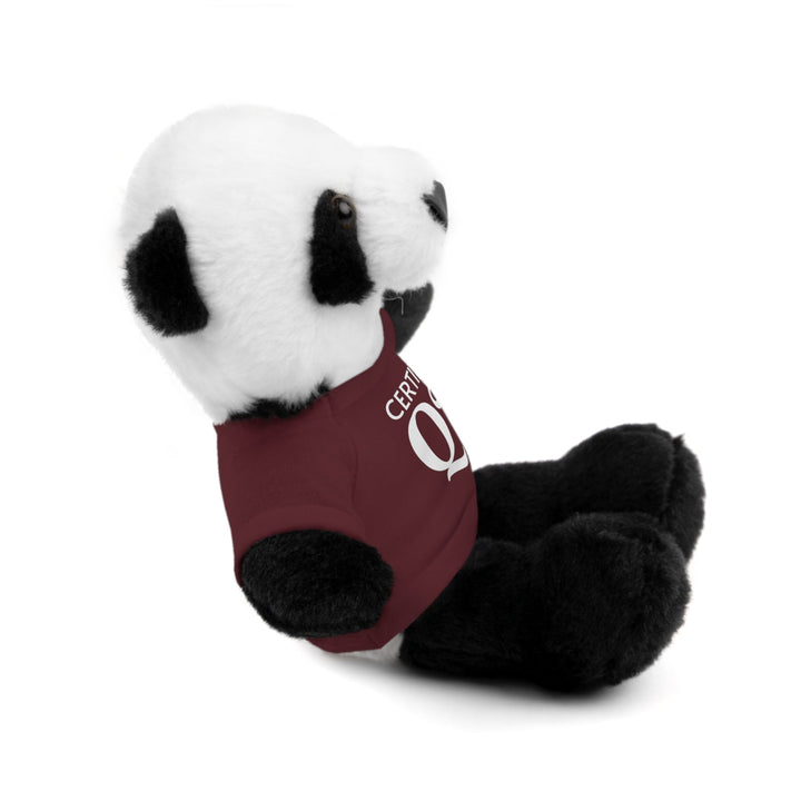 Certified QT Stuffed Animal - Cuddly Plush Bear with Adorable Tee - Accessories