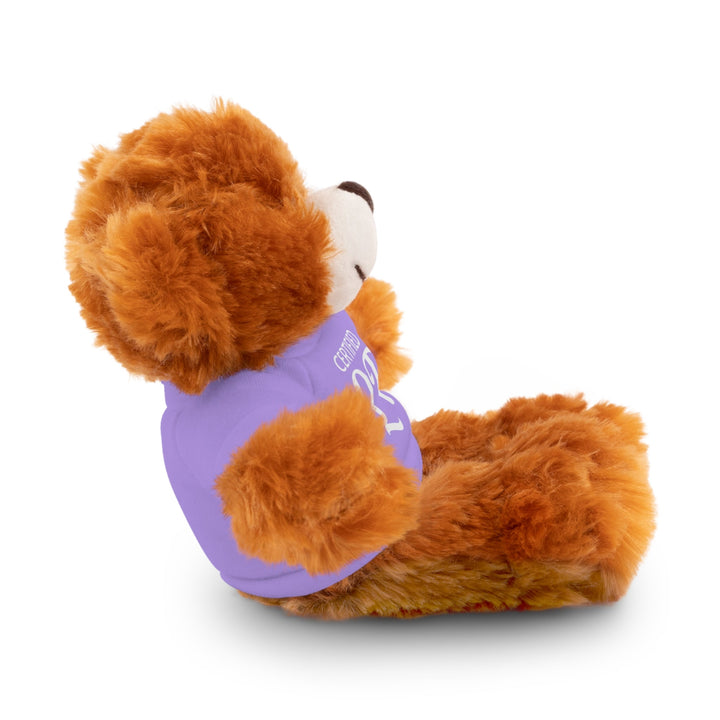 Certified QT Stuffed Animal - Cuddly Plush Bear with Adorable Tee - Accessories