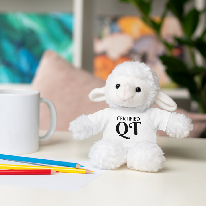Certified QT Stuffed Animal - Cuddly Plush Bear with Adorable Tee - Accessories