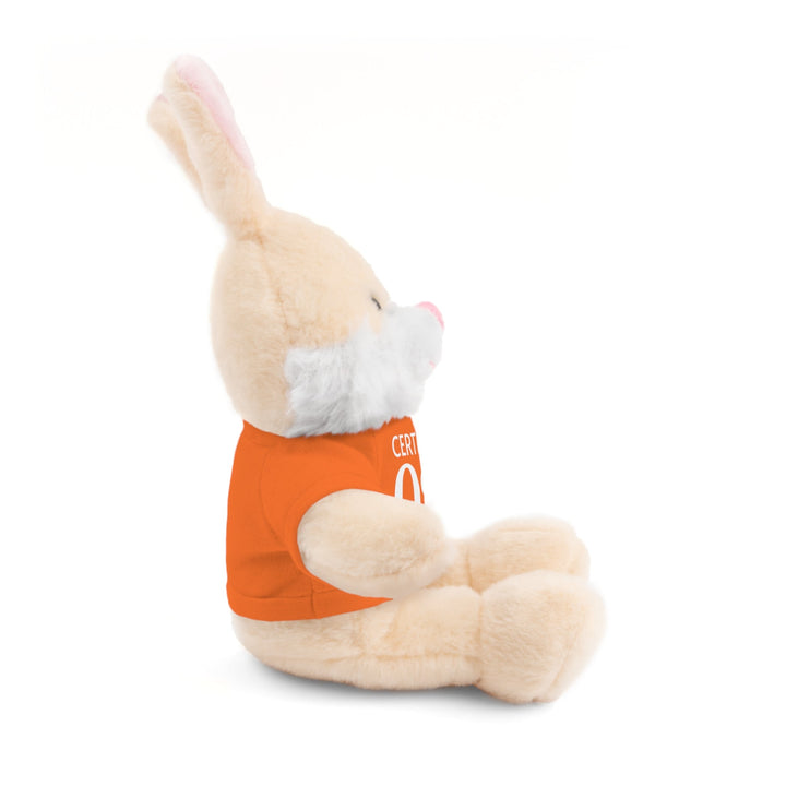 Certified QT Stuffed Animal - Cuddly Plush Bear with Adorable Tee - Accessories