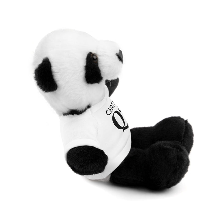 Certified QT Stuffed Animal - Cuddly Plush Bear with Adorable Tee - Accessories