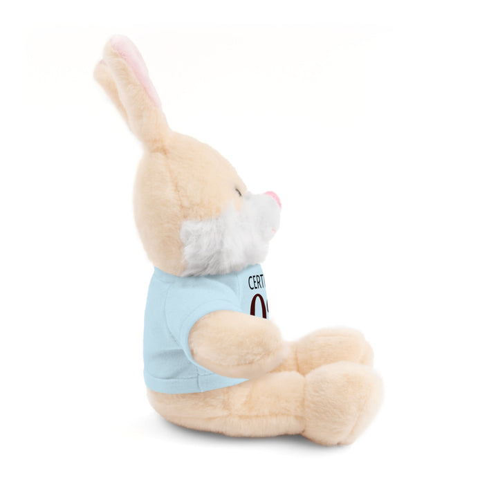 Certified QT Stuffed Animal - Cuddly Plush Bear with Adorable Tee - Accessories