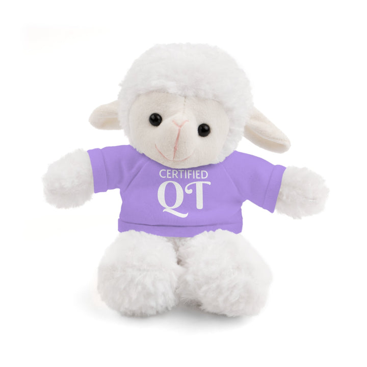 Certified QT Stuffed Animal - Cuddly Plush Bear with Adorable Tee - Accessories