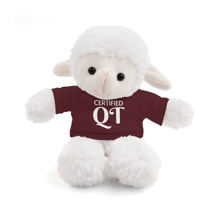Certified QT Stuffed Animal - Cuddly Plush Bear with Adorable Tee - Accessories