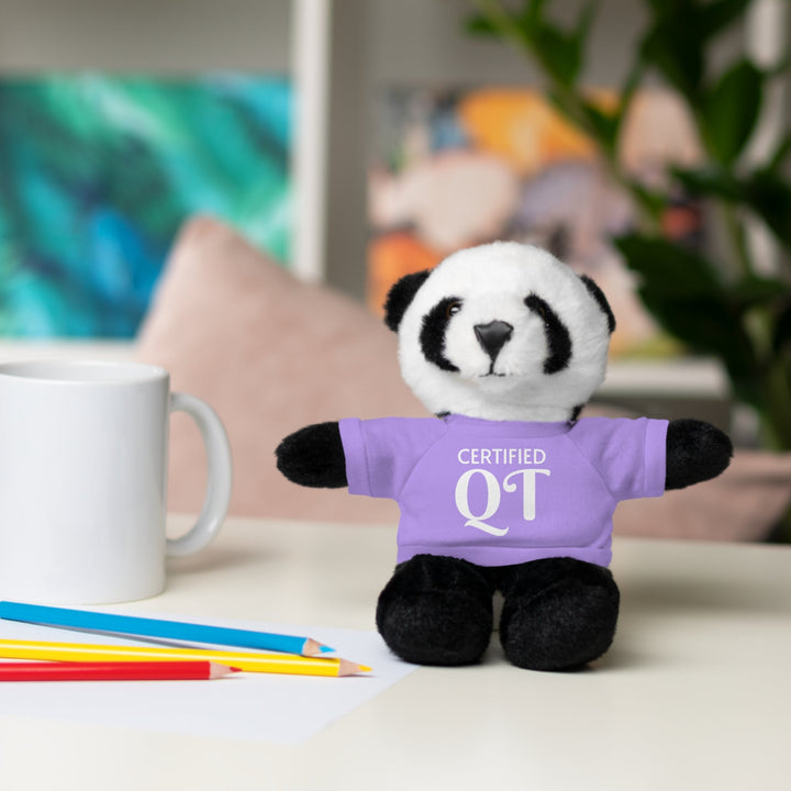 Certified QT Stuffed Animal - Cuddly Plush Bear with Adorable Tee - Accessories