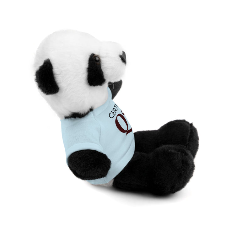 Certified QT Stuffed Animal - Cuddly Plush Bear with Adorable Tee - Accessories