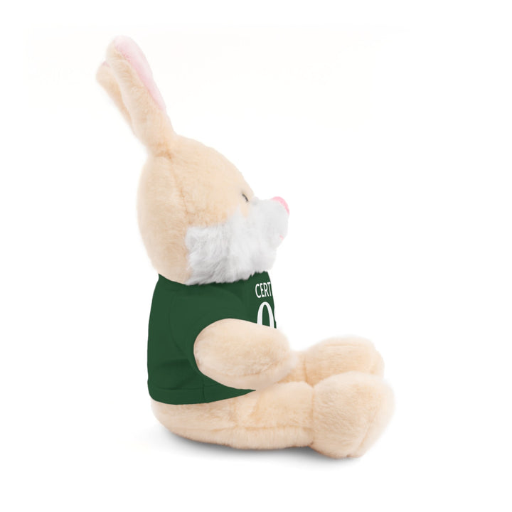 Certified QT Stuffed Animal - Cuddly Plush Bear with Adorable Tee - Accessories