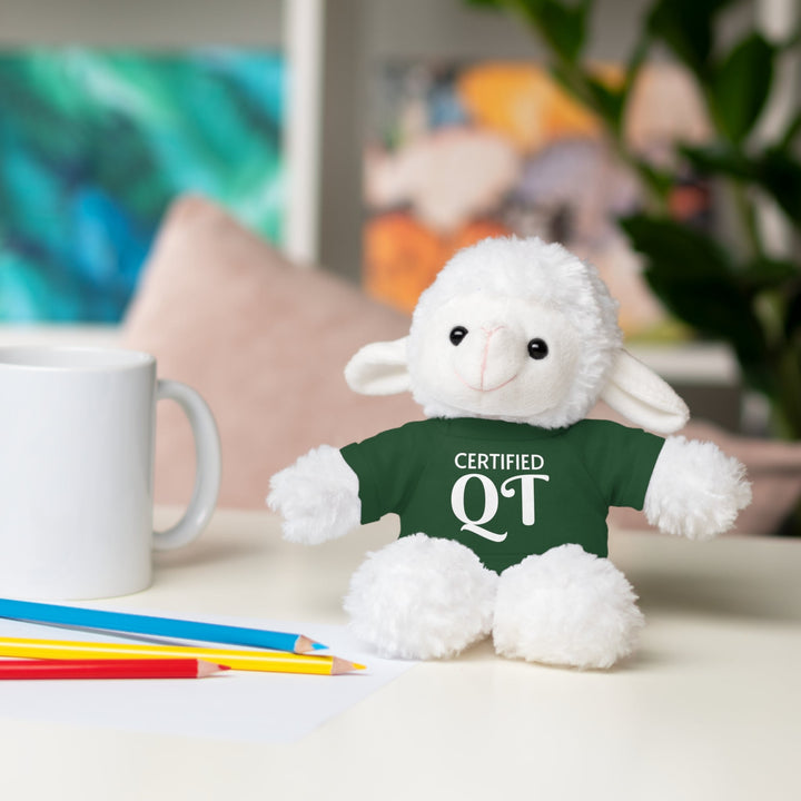 Certified QT Stuffed Animal - Cuddly Plush Bear with Adorable Tee - Accessories