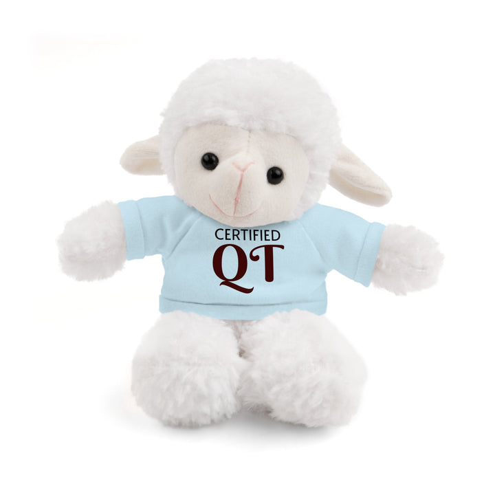 Certified QT Stuffed Animal - Cuddly Plush Bear with Adorable Tee - Accessories