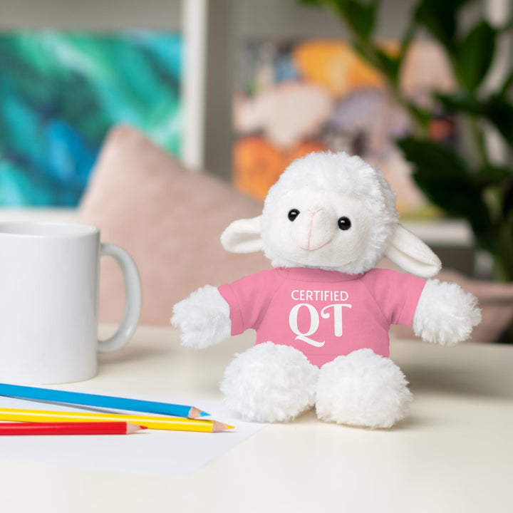 Certified QT Stuffed Animal - Cuddly Plush Bear with Adorable Tee - Accessories