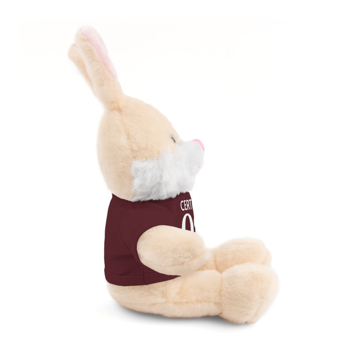 Certified QT Stuffed Animal - Cuddly Plush Bear with Adorable Tee - Accessories