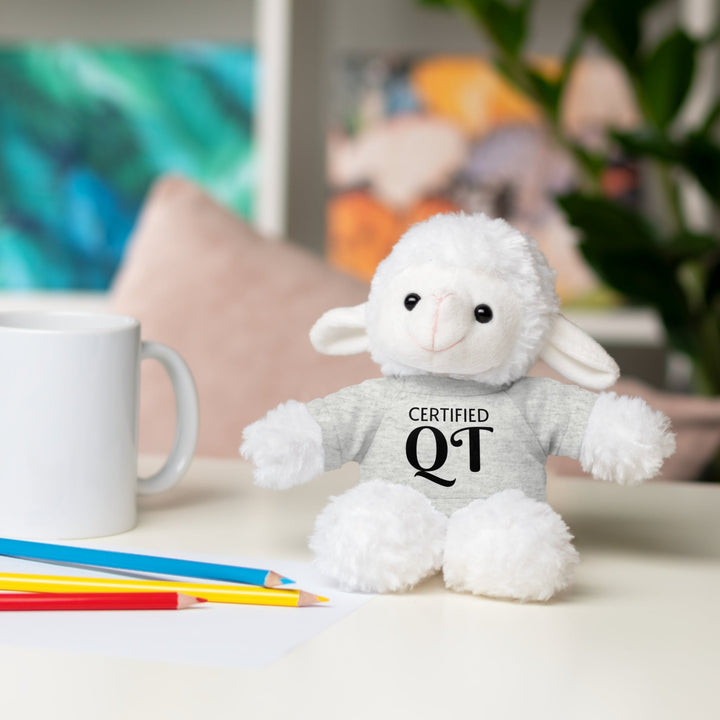 Certified QT Stuffed Animal - Cuddly Plush Bear with Adorable Tee - Accessories