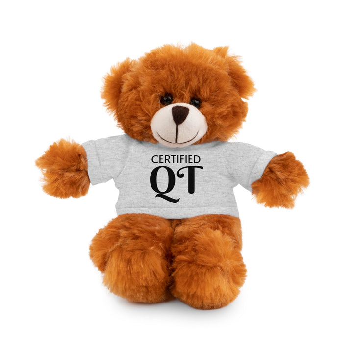 Certified QT Stuffed Animal - Cuddly Plush Panda with Adorable Tee - Accessories