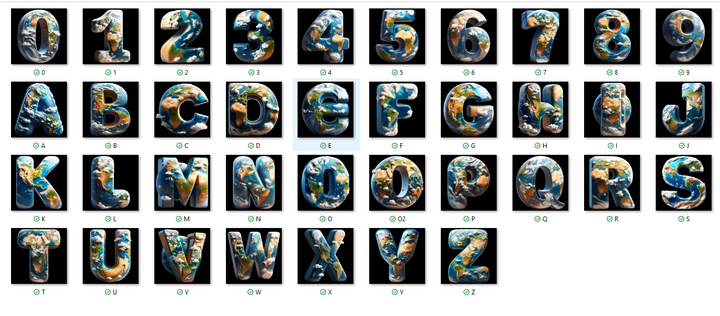 Earth Style - Personalized Name Canvas Print