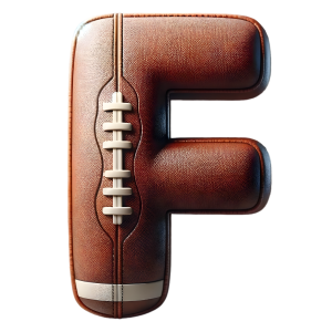 Football Style - Personalized Name Canvas Print