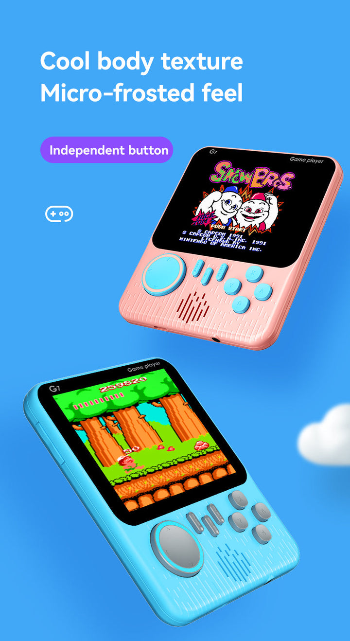 G7 Retro Pocket Handheld Game Console + 666 Classics Games & TV Connector - Game Consoles