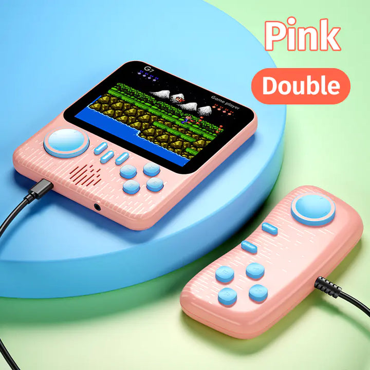 G7 Retro Pocket Handheld Game Console + 666 Classics Games & TV Connector