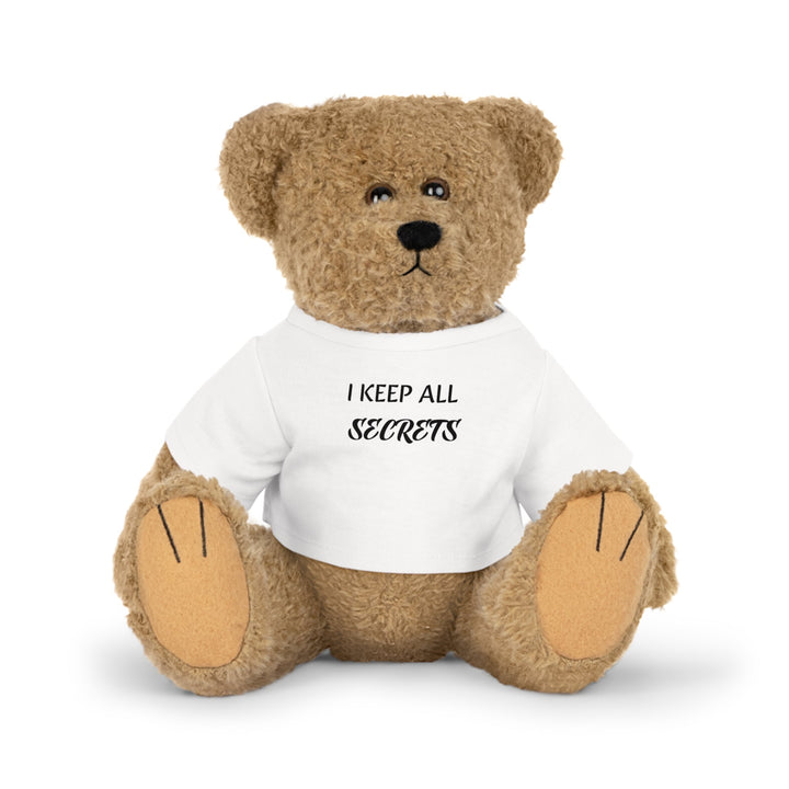 I Keep All Secrets Plush Toy Sheep- Cuddly Companion with T-Shirt - Bear / White / One size - Accessories