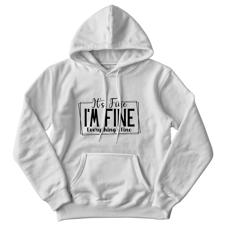 Personalized Hoodie - Its Fine, I'm Fine, Everything's Fine - vo•hn
