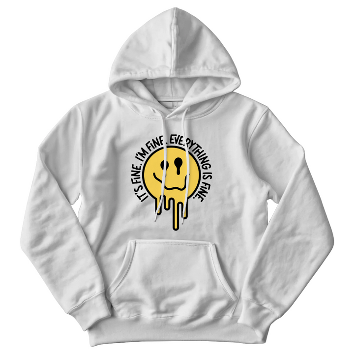 Personalized Hoodie - Its Fine, I'm Fine, Everything's Fine - vo•hn