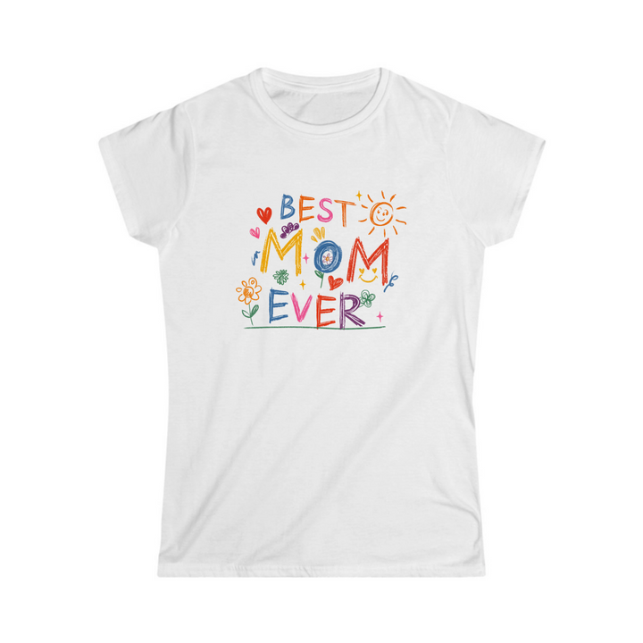 Mom - Personalized Women's Soft Style Tee - vo•hn