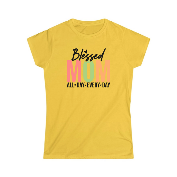Mom - Personalized Women's Soft Style Tee - vo•hn