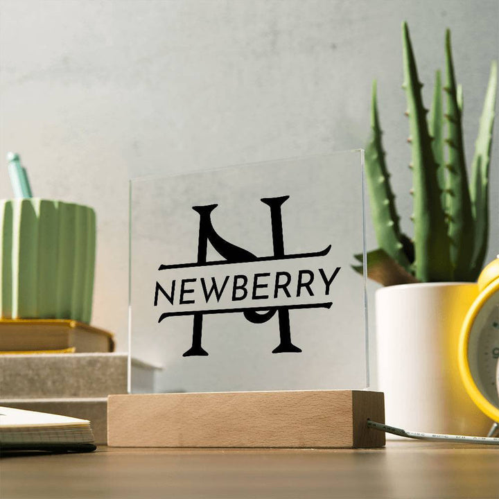 Monogramed Letter Harrington Style - LED Name Plaque – vo•hn