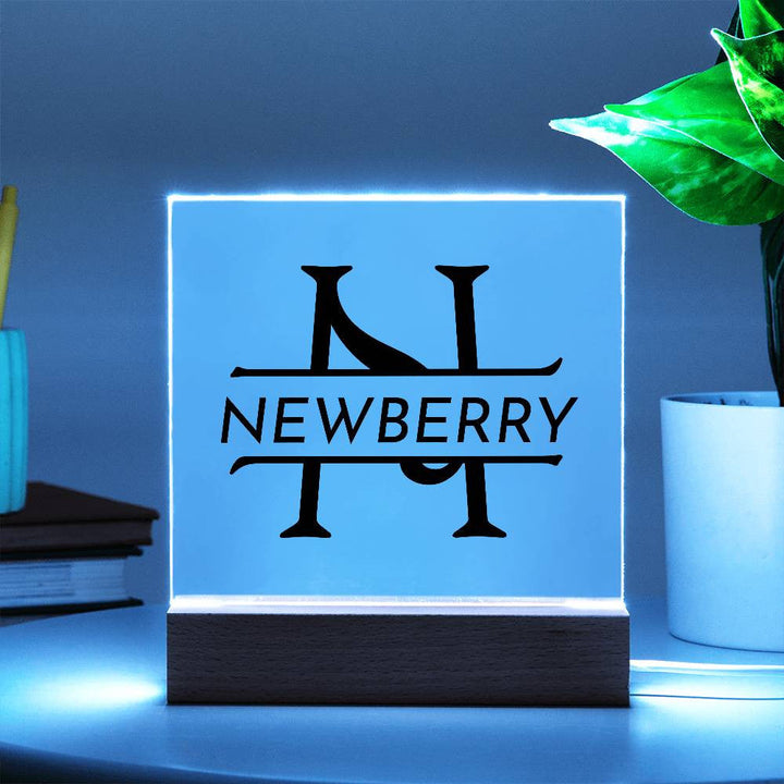Monogramed Letter Harrington Style - LED Name Plaque – vo•hn
