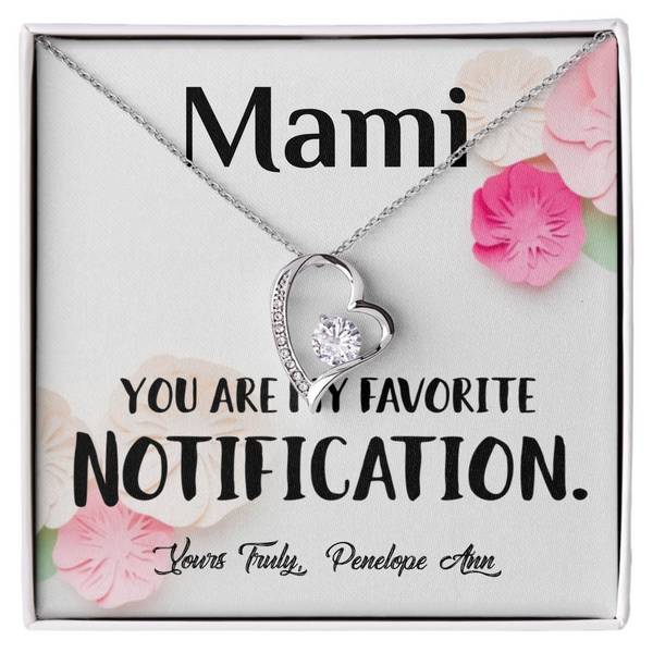 Personalized Foreever Love Heart Necklace - vo•hn