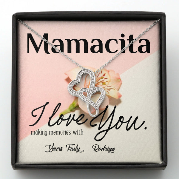 Mothers Day Edition - Personalized Heart Pendant Necklace - vo•hn