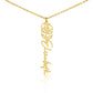 Personalized Flower Name Necklace - Custom Gift USA - vo•hn
