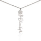 Personalized Flower Name Necklace - Custom Gift USA - vo•hn
