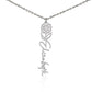 Personalized Flower Name Necklace - Custom Gift USA - vo•hn