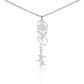 Personalized Flower Name Necklace - Custom Gift USA - vo•hn