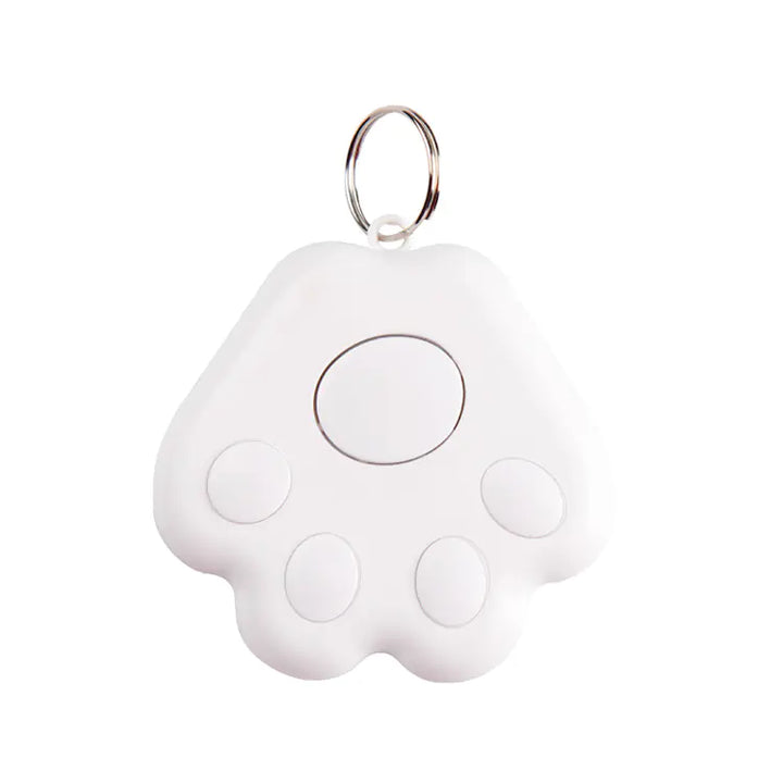 PetPal Tracker - Bluetooth Anti-Lost Dog or Cat Tracker with Two-Way Alarm - White